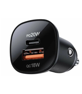 АЗУ ACEFAST 38W (usb-c+usb-a) black