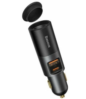 АЗУ Baseus Share Together Car Charger with Cigarette Lighte Port U+C 120W gray