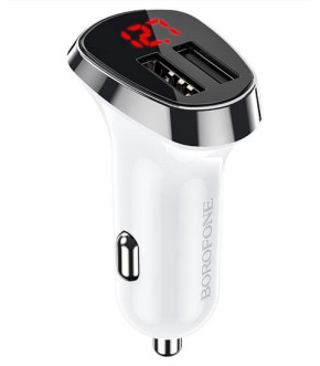 АЗУ Borofone 2USB BZ15 2.4A white