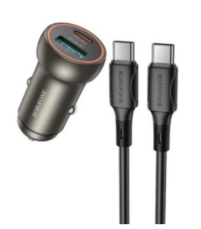 АЗУ Borofone BZ32A metal grey