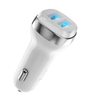 АЗУ HOCO 2USB Z40 2.4A  white