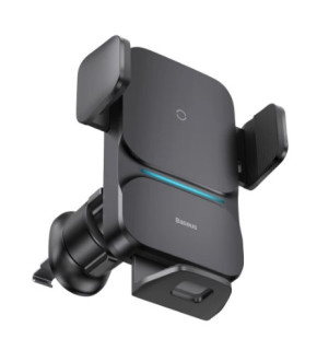 АЗУ Baseus Wisdom (беспроводн. на решетку) 15W Black/черный