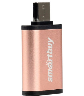 Адаптер Smartbuy OTG USB 2.0 in-Type-C out сер (A220)