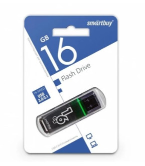 Флэш-драйвы SmartBuy USB 3.0 16GB Glossy series Dark Grey
