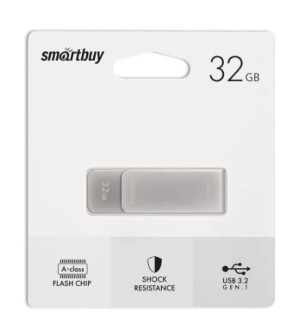 Флэш-драйвы SmartBuy USB 3.0 32GB  M1 Metal Grey  (SB032GM1G)