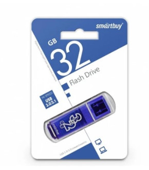 Флэш-драйвы SmartBuy USB 3.0 32GB Glossy series Dark Blue