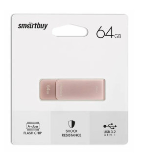 Флэш-драйвы SmartBuy USB 3.0 64GB  M1 Metal Apricot (SB064GM1A)