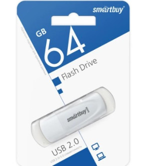 Флэш-драйвы SmartBuy USB 64GB Scout White
