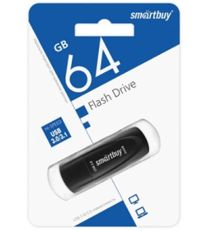 Флэш-драйвы SmartBuy USB 3.0 64GB Scout Black