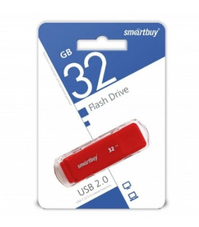 Флэш-драйвы SmartBuy USB 32GB Dock Red