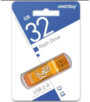 Флэш-драйвы SmartBuy USB 32GB Glossy series Orange