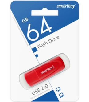 Флэш-драйвы SmartBuy USB 64GB Scout Red