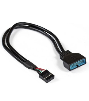 Кабель ExeGate USB 2.0(f) USB 3.0(m) 0.15m