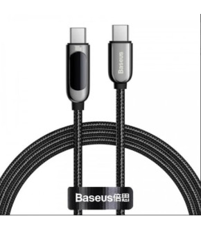 Кабель Baseus Display Fast Charging Data Cable Type-C to Type-C 100W 1m black