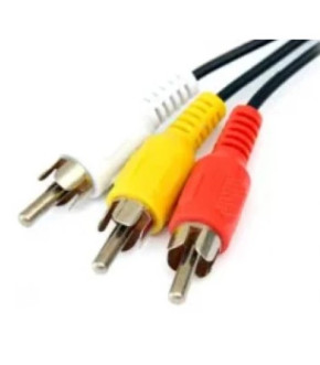 Кабель DeTech 3RCA - 3RCA 1.8м