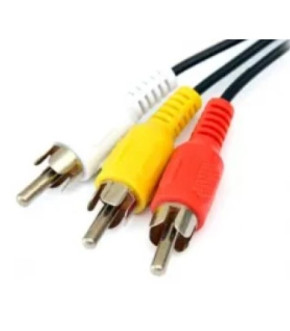 Кабель DeTech 3RCA - 3RCA 4м