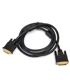 Кабель De Tech DVI D(24+1) M-M 30AWG 2 ferites 3m