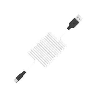 Кабель Hoco X21 Type-C 1m black/white