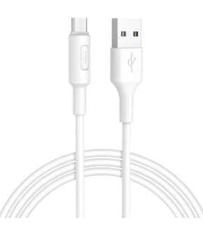 Кабель HOCO X25 Micro USB 1m white