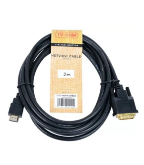 Кабель TV-COM LCG135E HDMI(m) DVI-D(m) 3m