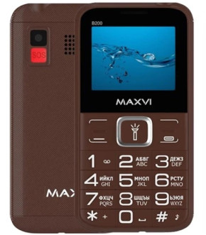 Моб.телефон Maxvi B200 Brown