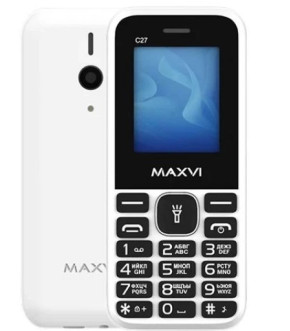 Моб.телефон Maxvi C27 White