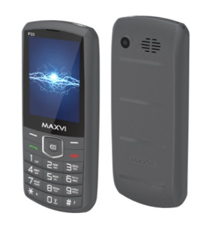 Моб.телефон P33 Maxvi Dark Gray
