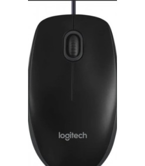 Мышка пров Logitech B100 black