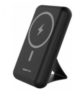 АКБ POWER Bank WiFit 10 000 мАч Magnetic Wireless WIMAG Pro Black