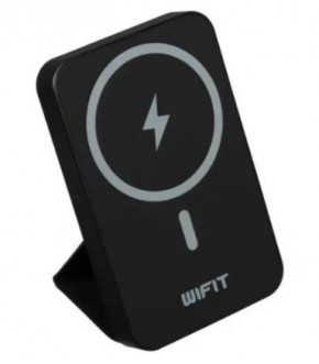 АКБ POWER Bank WiFit 5000 мАч Magnetic Wireless WIMAG Black