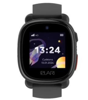 Смарт-часы детские Elari Kidphone 4G Lite черные