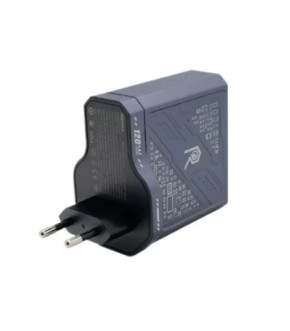 СЗУ Remax RP-U107 Mecha Warrior Series 120W 3C+1A GaN Foldable Charger Gray