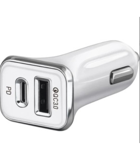 АЗУ Akai CH-6D06 38Вт (PD20Вт+QC18Вт) USB A, Type-C, бел