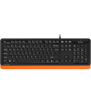 Клав A4Tech Fstyler FK10 USB black/orange