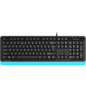 Клав A4Tech Fstyler FKS10 USB black/blue