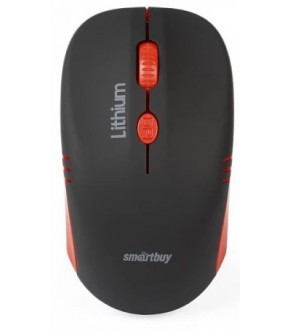 Мышь беспров SmartBuy 344 ONE ч-кр заряд от USB (SBM-344CAG-KR) /40