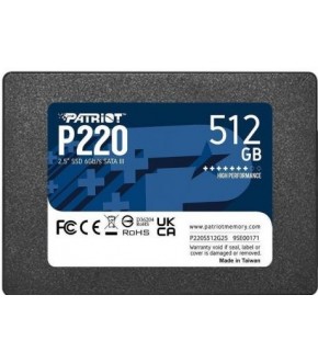 Накопитель SSD Patriot P220 2.5" SATA III 512GB