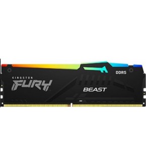 Память Kingston Fury Beast Black CL40 RGB DDR5 8GB 6000MT/s