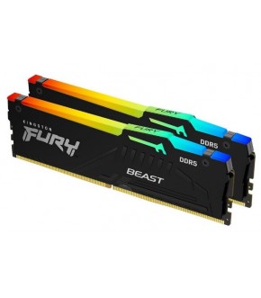 Память Kingston Fury Beast Black EXPO CL36 RGB DDR5 2x16GB 6000MT/s