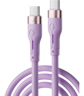 Кабель Accesstyle  CC30-S100 Type-C-Type-C violet