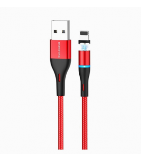 USB кабель Borofone BU16 iPh magnetic 1.2m red