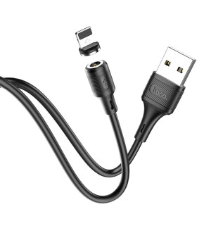 Кабель HOCO X52 iPh magnetic 1m 2.4A black