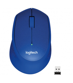 Мышка беспр Logitech M330 silent blue