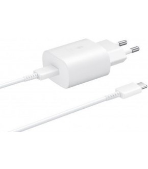 СЗУ Samsung Adapter EP-T2510 25W Type-C white+cable