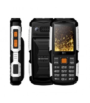 Моб. телефон BQ 2430 Tank Power Black-Silver