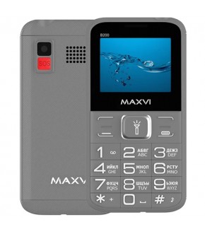 Моб.телефон Maxvi B200 Grey