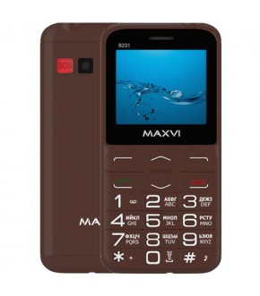 Моб.телефон Maxvi B231 Brown