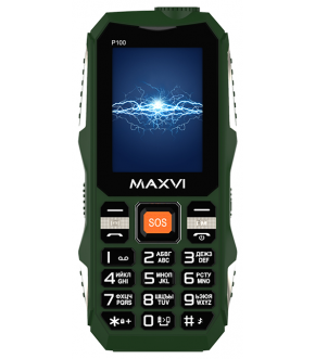 Моб.телефон Maxvi P100 Green