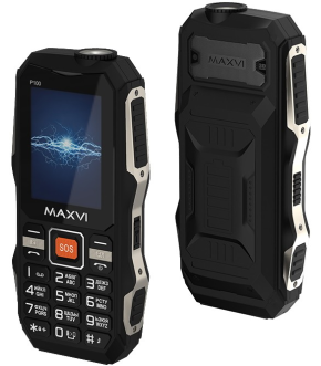 Моб.телефон Maxvi P100 Black