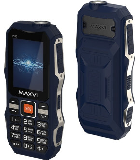 Моб.телефон Maxvi P100 Blue